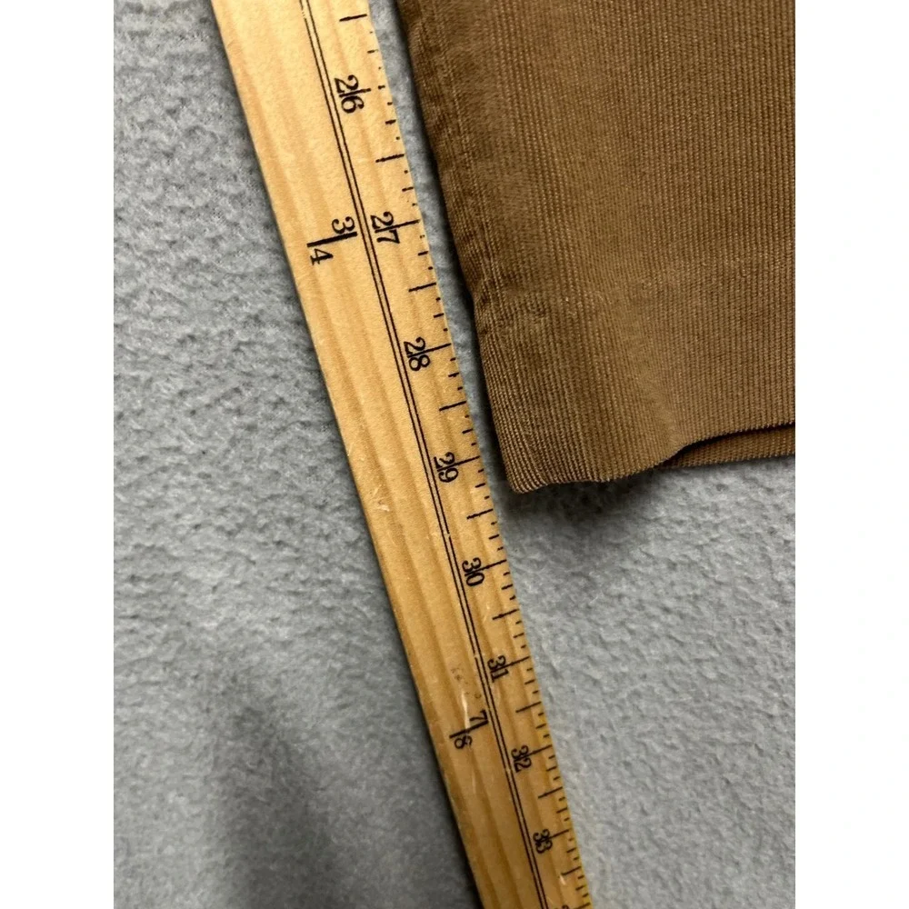 Hugo‎ Boss Crigan1-W-US Mens Camel Brown Stretch Corduroy Regular Fit Pants 36R